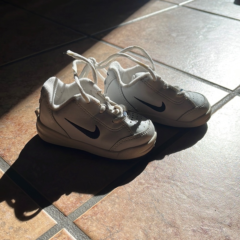 White baby nikes